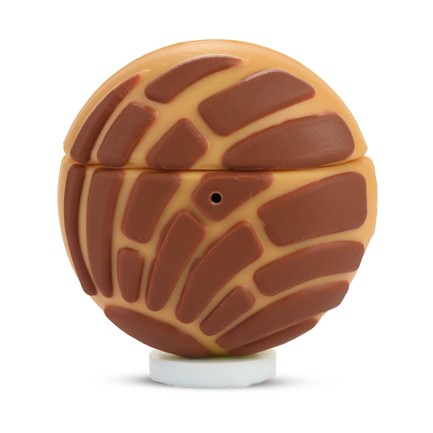 FunDonChas Funda Protectora para AirPods 4 – Diseño Concha de Pan Mexicano. Protección Antigolpes y Rayones, Imposible de Ignorar – Incluye Correa, Kit Limpiador y Extractor PopDock (Chocolate)