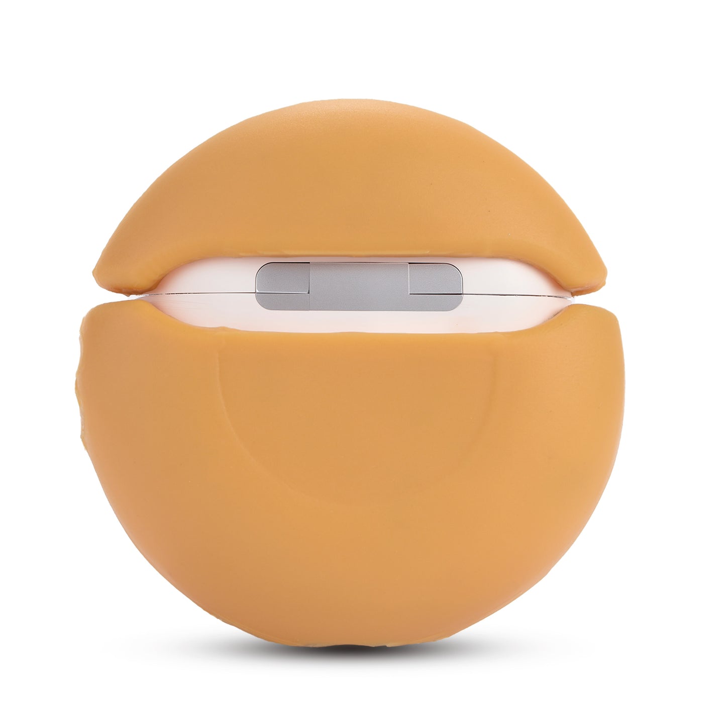FunDonChas Funda Protectora para AirPods 4 – Diseño Concha de Pan Mexicano. Protección Antigolpes y Rayones, Imposible de Ignorar – Incluye Correa, Kit Limpiador y Extractor PopDock (Chocolate)